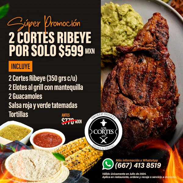 2 Cortes Ribeye 2 Cortes Ribeye